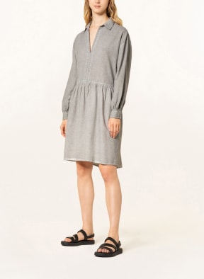 BETTER RICH Dress LINE with linen , Color: GRAY (Image 1)