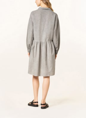 BETTER RICH Dress LINE with linen , Color: GRAY (Image 1)