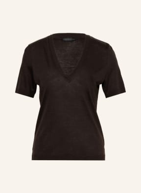 DRYKORN Knit shirt NALICE, Color: DARK BROWN (Image 1)