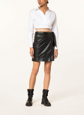 GUESS Jacket CARINE in leather look, Color: BLACK (Image 1)