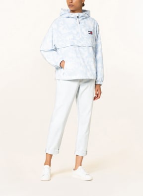 TOMMY JEANS Schlupfjacke, Farbe: WEISS/ HELLBLAU (Bild 1)