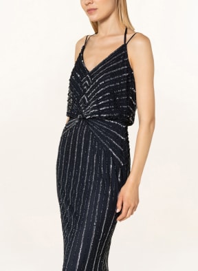 VM VERA MONT Abendkleid mit Pailletten und Schmucksteinen , Farbe: DUNKELBLAU (Bild 1)