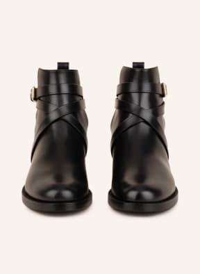 BURBERRY Ankle boots, Color: BLACK/ BEIGE/ RED (Image 1)