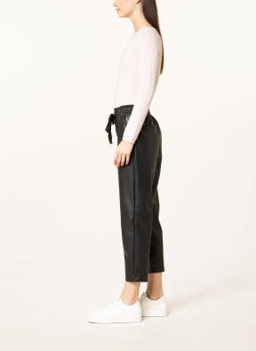 darling harbour Culotte in Lederoptik , Farbe: SCHWARZ (Bild 1)