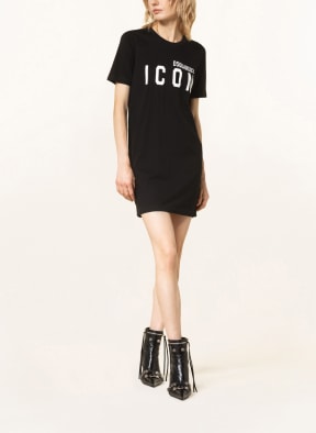 DSQUARED2 Jersey dress ICON RENNY, Color: BLACK (Image 1)