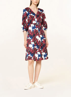 WEEKEND MaxMara Jersey dress CAMPALE with 3/4 sleeves, Color: FUCHSIA/ BLUE/ WHITE (Image 1)