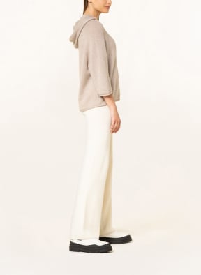 LUISA CERANO Strick-Hoodie, Farbe: HELLBRAUN (Bild 1)