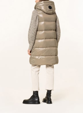 SAVE THE DUCK Quilted vest LUCK IRIA , Color: TAUPE (Image 1)