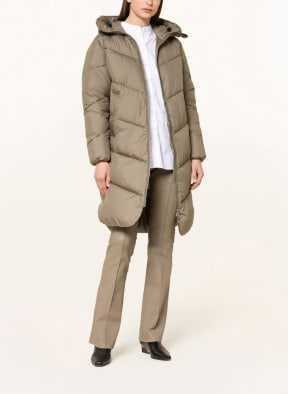 SAVE THE DUCK Quilted coat RECY JACELYN , Color: TAUPE (Image 1)