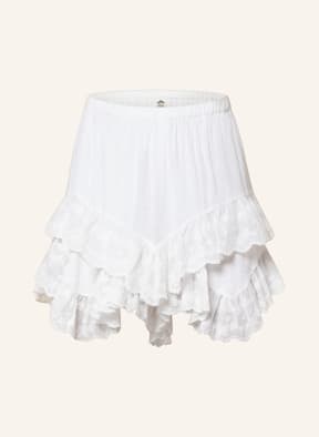 ISABEL MARANT ÉTOILE Skort LOCADI mit Volants , Farbe: WEISS (Bild 1)
