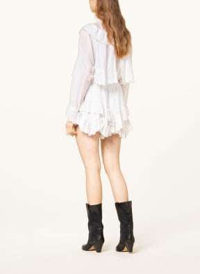 ISABEL MARANT ÉTOILE Skort LOCADI mit Volants , Farbe: WEISS (Bild 1)