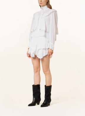 ISABEL MARANT ÉTOILE Bluse LELMON mit Volants und Lochspitze, Farbe: WEISS (Bild 1)