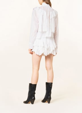 ISABEL MARANT ÉTOILE Bluse LELMON mit Volants und Lochspitze, Farbe: WEISS (Bild 1)