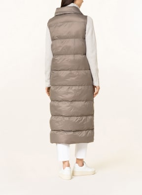 MRS & HUGS Quilted vest with DUPONT™ SORONA® insulation, Color: TAUPE (Image 1)