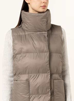 MRS & HUGS Quilted vest with DUPONT™ SORONA® insulation, Color: TAUPE (Image 1)
