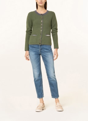 darling harbour Cardigan, Color: OLIVE (Image 1)