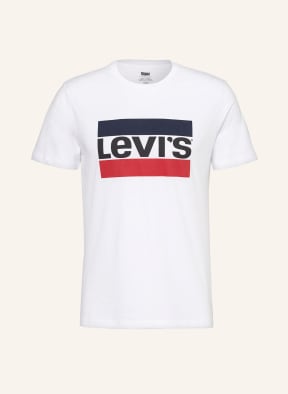 Levi's® T-shirt, Color: WHITE/ DARK BLUE/ RED (Image 1)