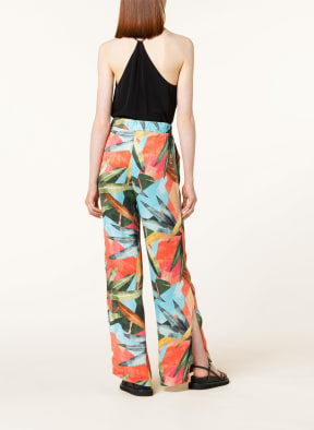 mavi Wide leg trousers, Color: TURQUOISE/ GREEN/ SALMON (Image 1)