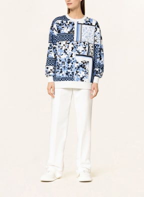 HUGO Sweatshirt DASHIMAKI, Farbe: WEISS/ SCHWARZ/ HELLBLAU (Bild 1)