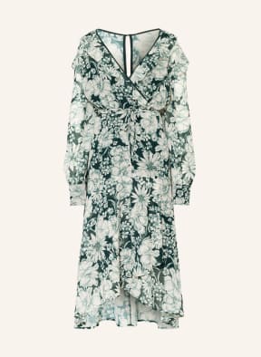 Phase Eight Dress INDIANA with frills, Color: WHITE/ GREEN/ DARK GREEN (Image 1)
