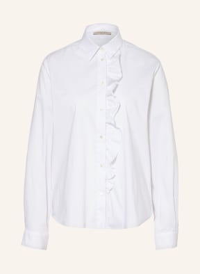 lilienfels Shirt blouse with ruffles, Color: WHITE (Image 1)
