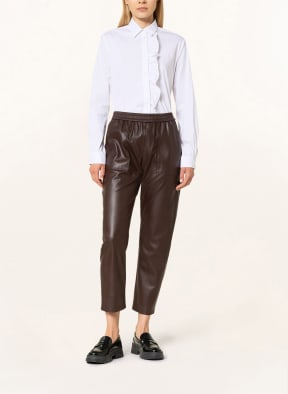 lilienfels Shirt blouse with ruffles, Color: WHITE (Image 1)