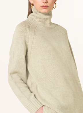 TIGER OF SWEDEN Rollkragenpullover MOOR mit Yak, Farbe: GRÜN (Bild 1)