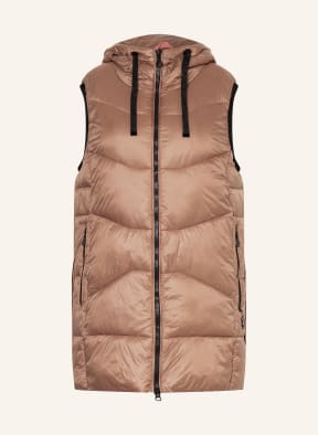 FRIEDA & FREDDIES Quilted vest LITTLE TWISTER, Color: COGNAC (Image 1)