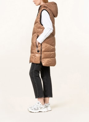 FRIEDA & FREDDIES Quilted vest LITTLE TWISTER, Color: COGNAC (Image 1)