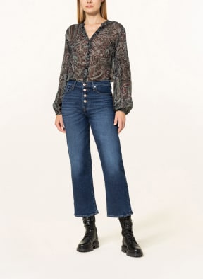 darling harbour Shirt blouse, Color: BLACK/ GRAY/ DARK RED (Image 1)