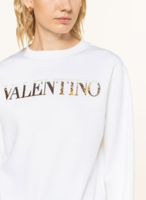 VALENTINO Sweatshirt with sequins , Color: ECRU (Image 1)