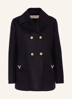 VALENTINO Caban jacket, Color: DARK BLUE (Image 1)