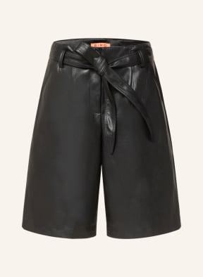 RINO & PELLE Shorts WANIA in Lederoptik, Farbe: SCHWARZ (Bild 1)