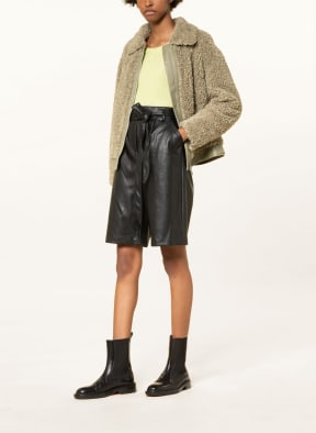 RINO & PELLE Shorts WANIA in Lederoptik, Farbe: SCHWARZ (Bild 1)