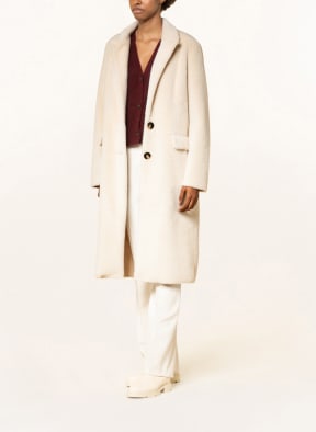 RINO & PELLE Faux fur coat SAAMI, Color: ECRU (Image 1)