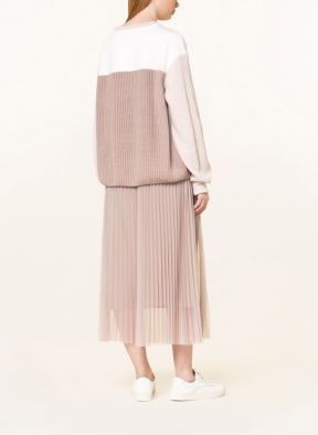 MARC CAIN Pullover im Materialmix, Farbe: 609 light taupe (Bild 1)