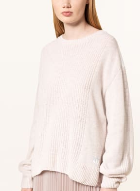 MARC CAIN Pullover im Materialmix, Farbe: 609 light taupe (Bild 1)