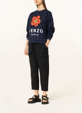 KENZO Sweatshirt , Color: DARK BLUE/ RED (Image 1)
