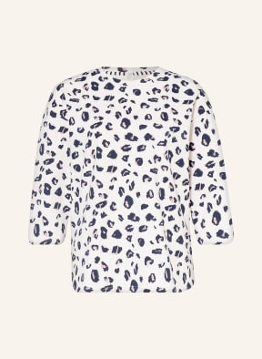 SHORT STORIES Lounge shirt with 3/4 sleeves , Color: CREAM (Image 1)