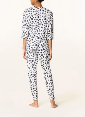 SHORT STORIES Lounge shirt with 3/4 sleeves , Color: CREAM (Image 1)
