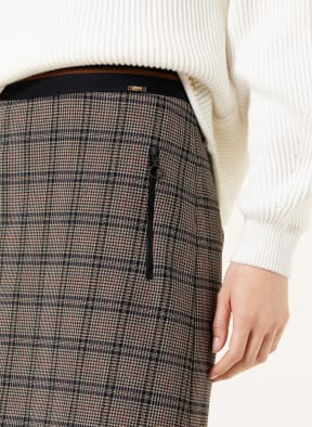 CINQUE Skirt CIROCKO, Color: BEIGE/ DARK BROWN (Image 1)