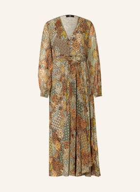 RIANI Kleid, Farbe: HELLBRAUN/ DUNKELGELB/ HELLBLAU (Bild 1)