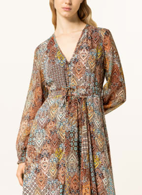RIANI Kleid, Farbe: HELLBRAUN/ DUNKELGELB/ HELLBLAU (Bild 1)