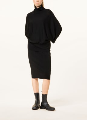 SLY 010 Knit skirt in merino wool, Color: BLACK (Image 1)