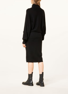 SLY 010 Knit skirt in merino wool, Color: BLACK (Image 1)