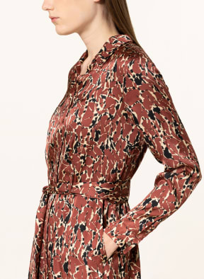 ESPRIT Collection Shirt dress, Color: BROWN/ CREAM/ BLACK (Image 1)