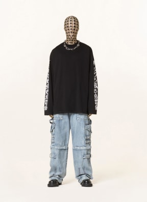VETEMENTS Oversized shirt, Color: BLACK/ WHITE (Image 1)