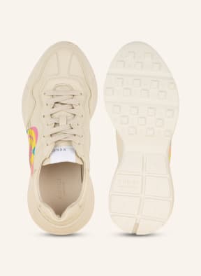 GUCCI Sneaker APOLLO in beige pink t rkis