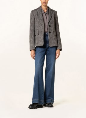 LUISA CERANO Blazer, Color: BLACK/ WHITE/ BEIGE (Image 1)