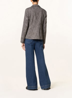 LUISA CERANO Blazer, Color: BLACK/ WHITE/ BEIGE (Image 1)